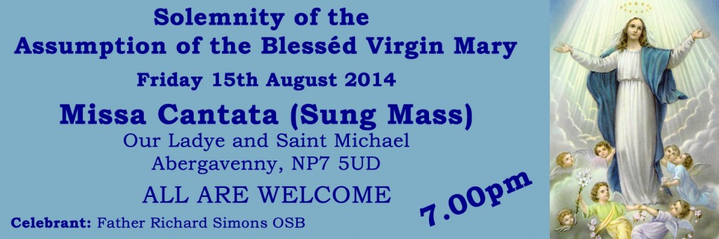 Solemnity of the Assumption of the Blesséd Virgin Mary